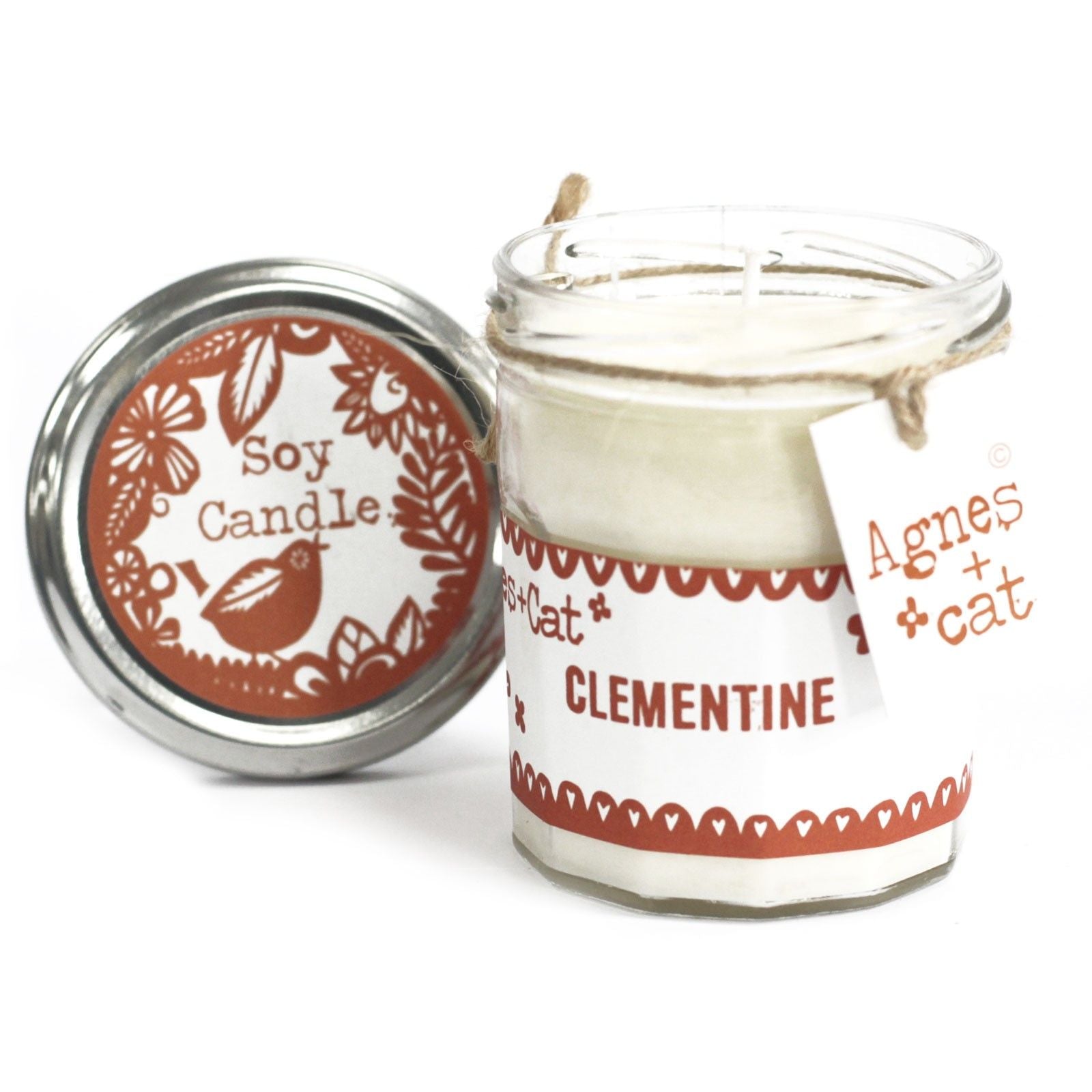 Jam Jar Candle - Clementine