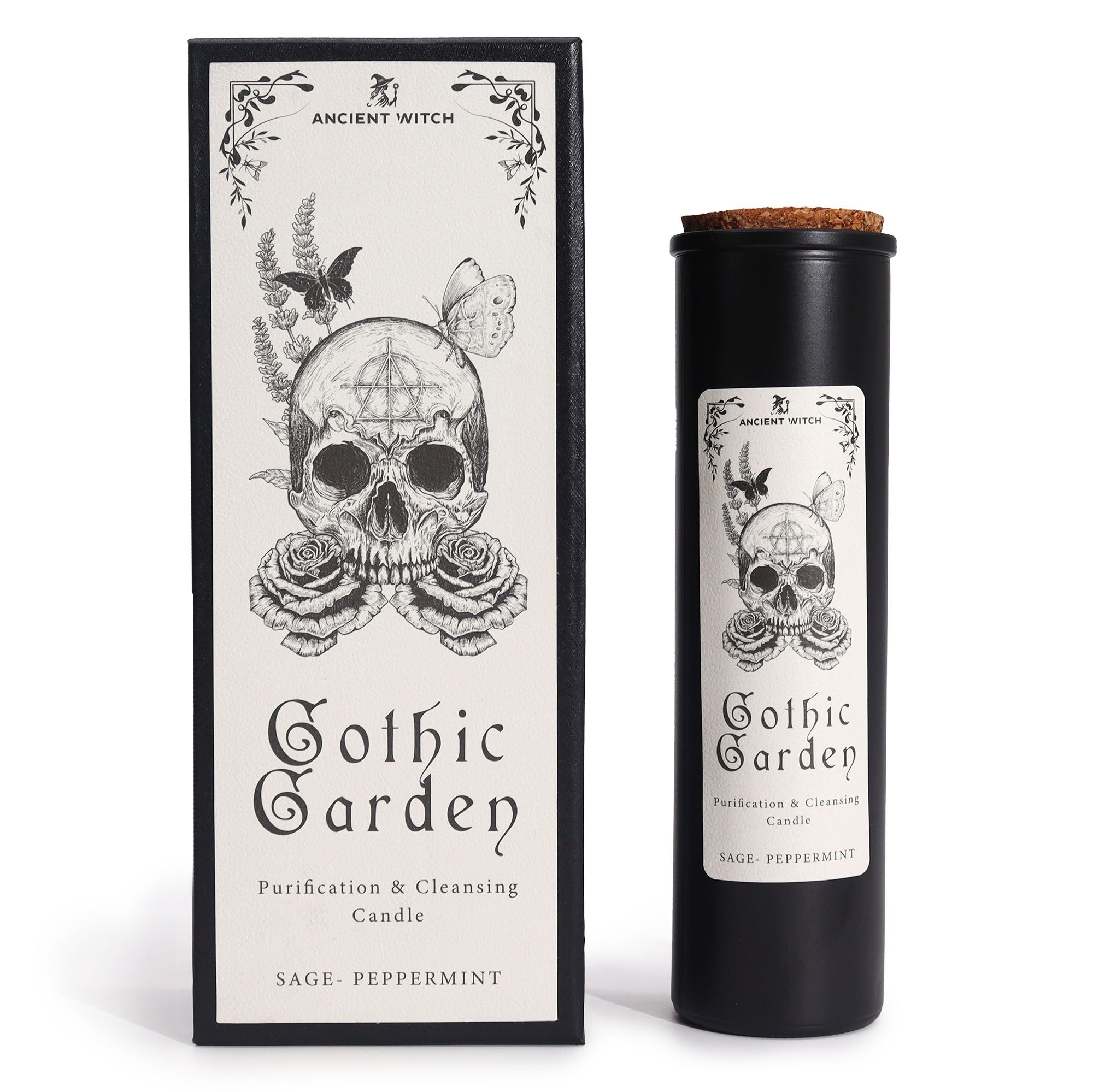 Ancient Witch Purification Candles - Gothic Garden