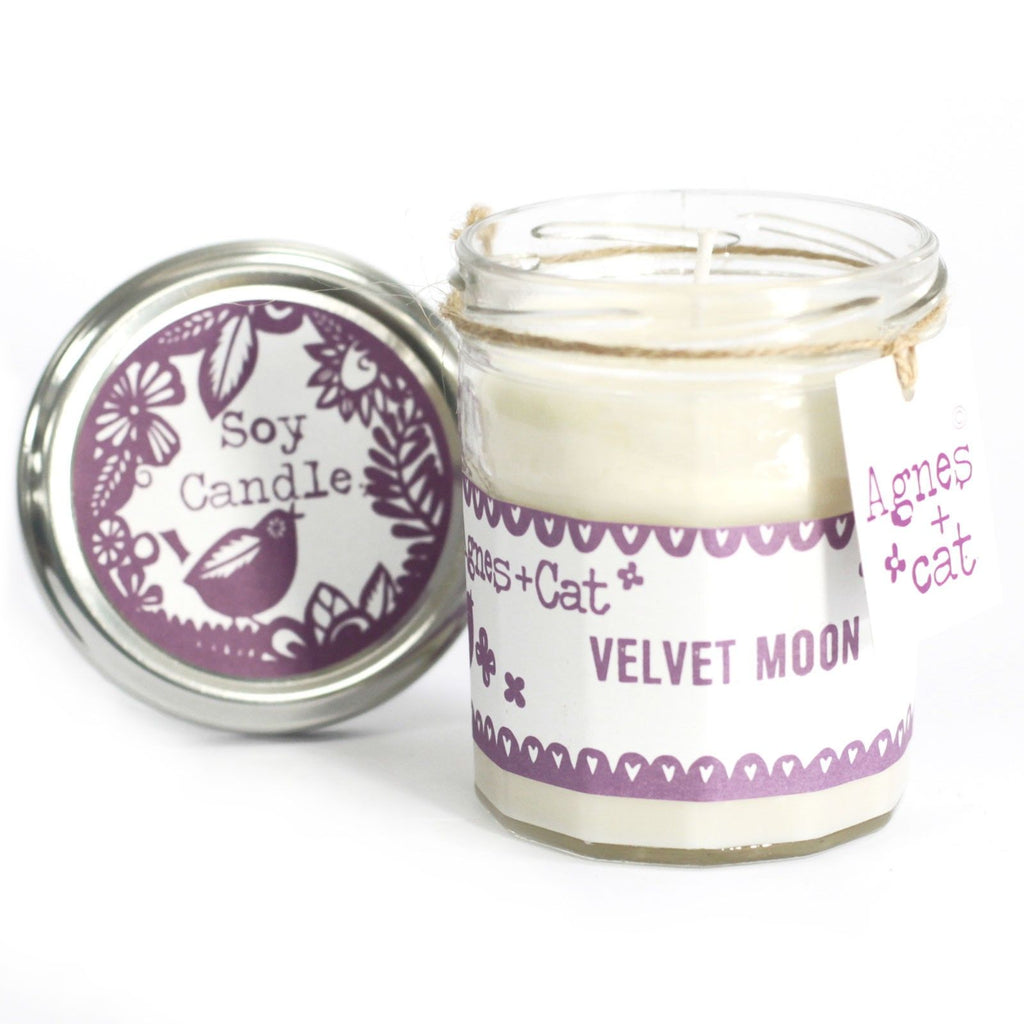 Jam Jar Candle - Velvet Moon