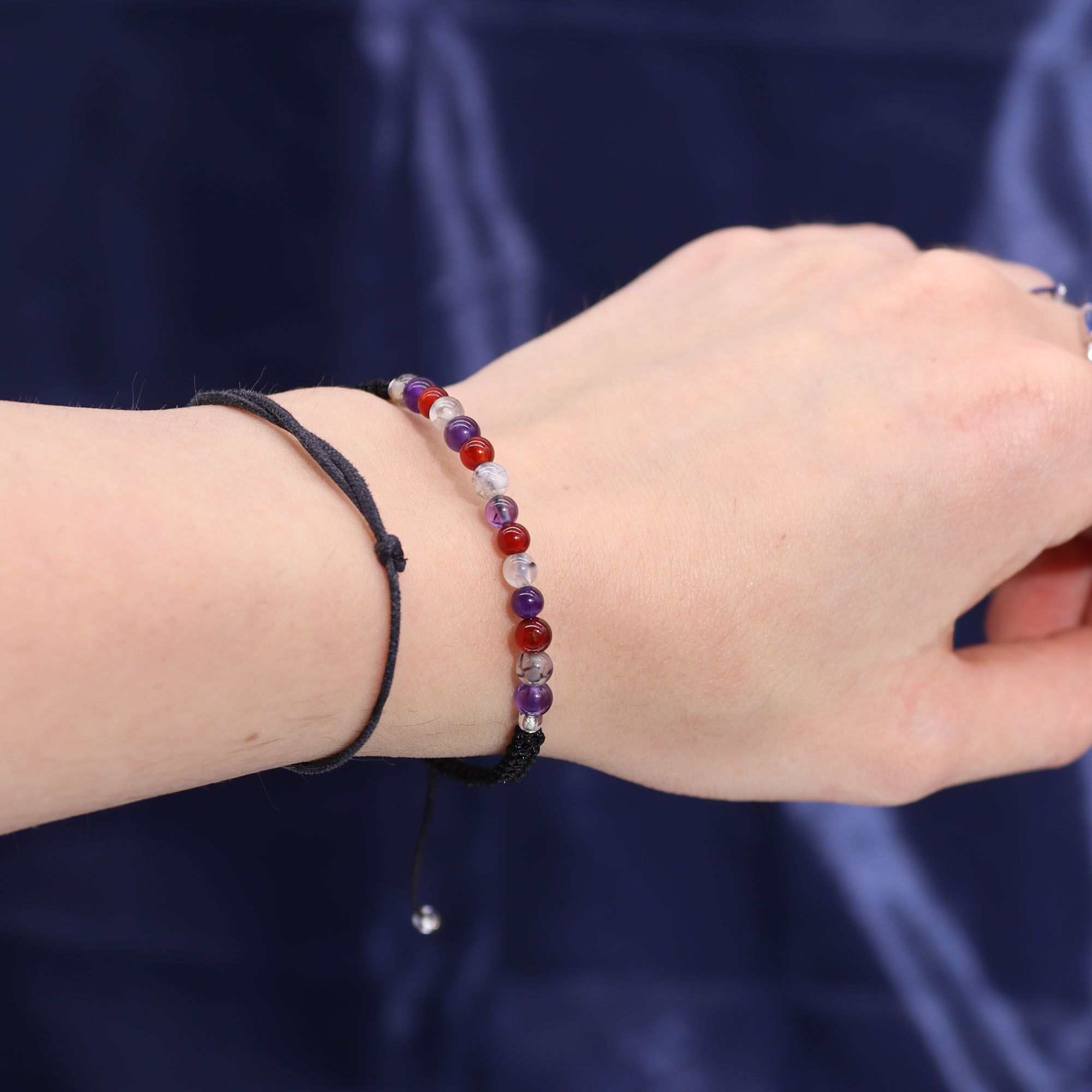 Virgo Zodiac Crystal Candle & Gemstone Bracelet Set