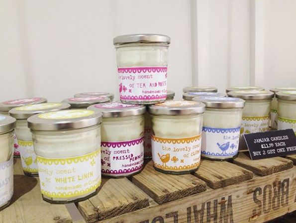 Jam Jar Candle - Rhubarb Rhubarb